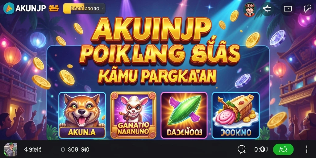 Menampilkan gameplay seru dan beragam tema di AKUNJP.
