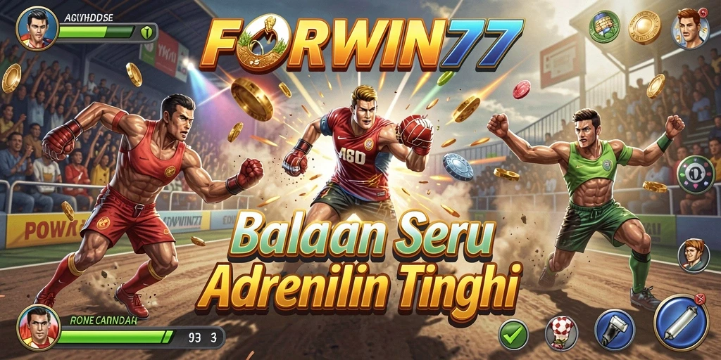 Gameplay FORWIN77 yang mendebarkan saat balapan di jalanan.