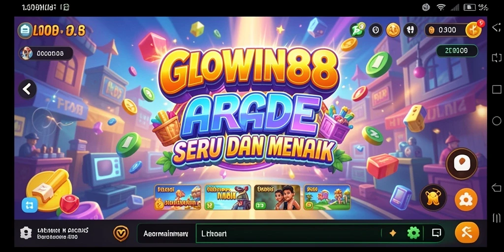 Tampilan gameplay GLOWIN88 dengan aksi seru dan menantang.
