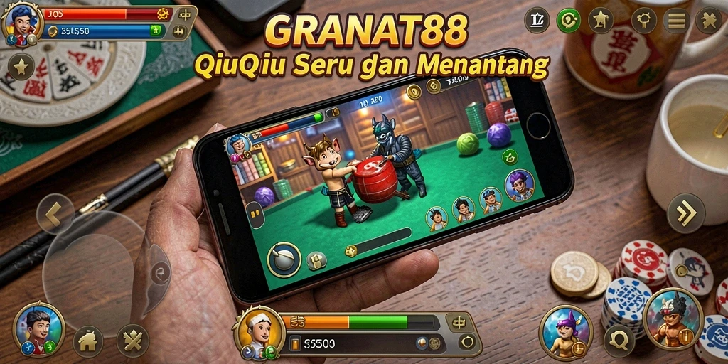 Tampilan gameplay menarik dari GRANAT88 QiuQiu.