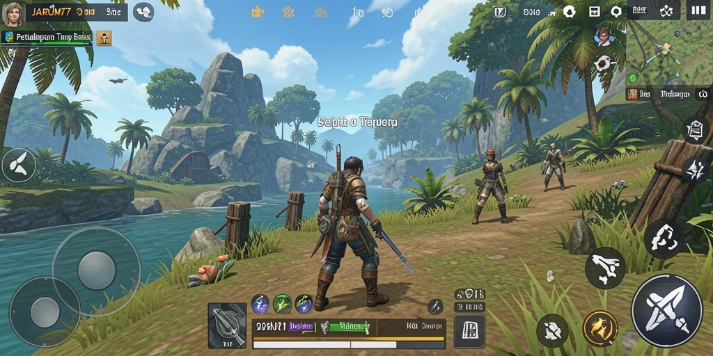 Gameplay seru di dunia terbuka JARUM77 dengan banyak petualangan.