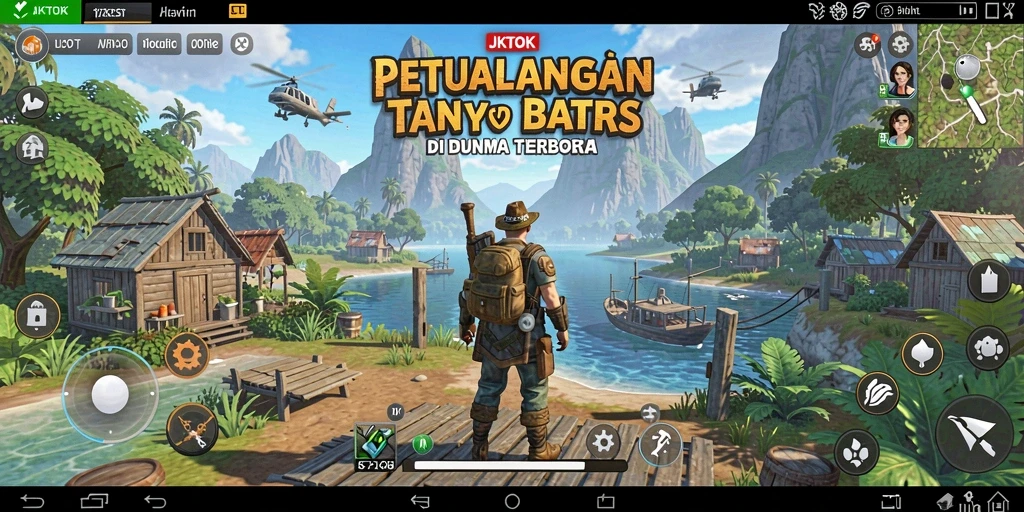 Tampilan gameplay mendebarkan di dunia Open World JKTOK.
