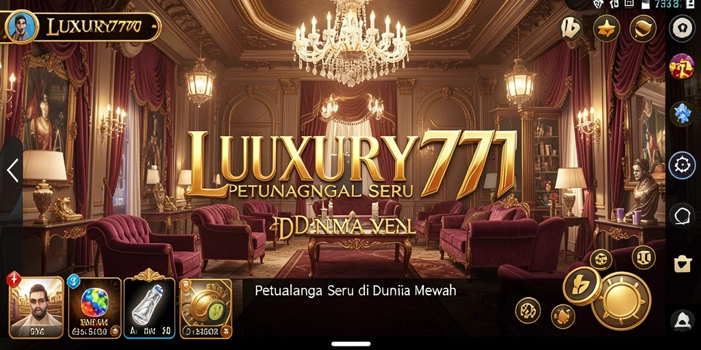 Tampilan menakjubkan dari gameplay LUXURY777 di dunia petualangan.