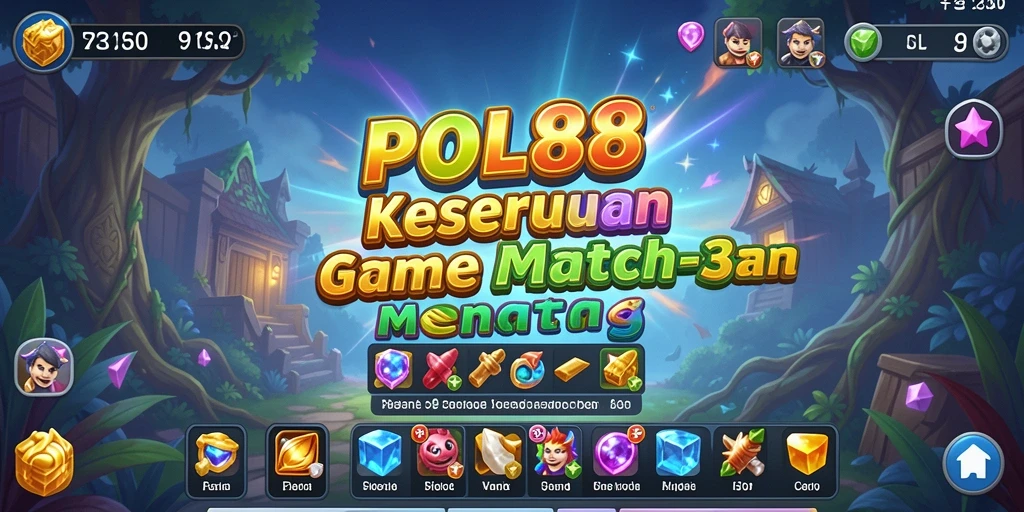 Screenshot gameplay POL88 menampilkan keseruan mencocokkan objek.