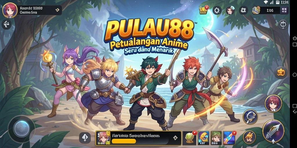 Gameplay seru dengan karakter anime yang menarik.