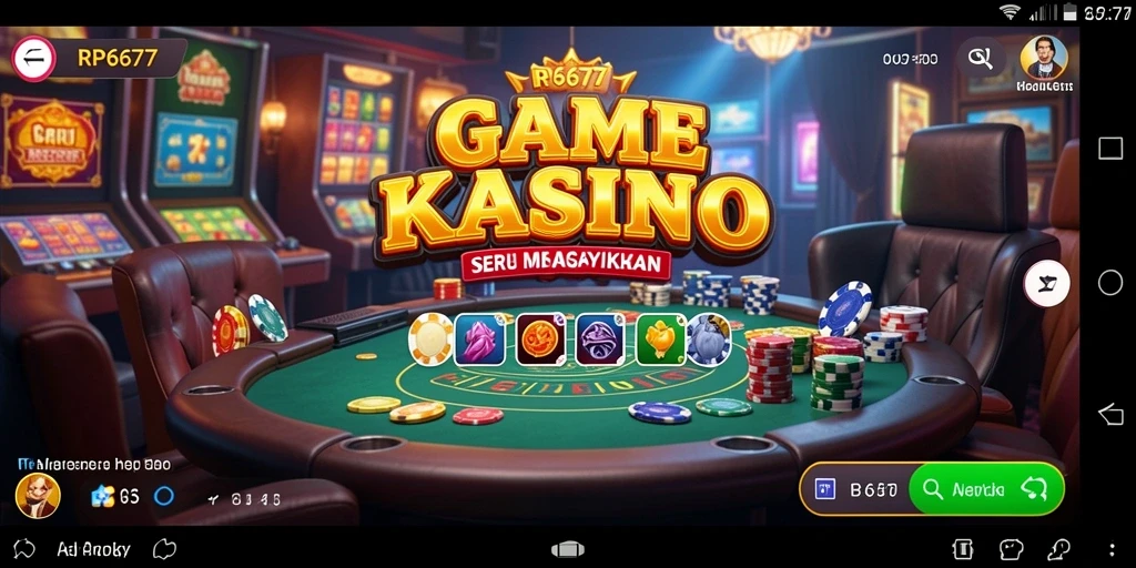 Tampilan gameplay seru dan menarik di RP6677.
