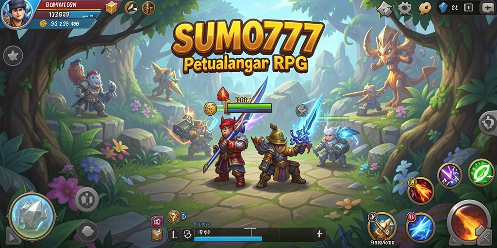 Tampilan gameplay RPG yang seru dan mendebarkan dari SUMO777.