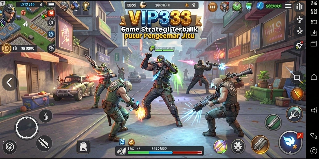 Tampilan screenshot gameplay VIP333 yang menunjukkan pertempuran strategi yang seru.