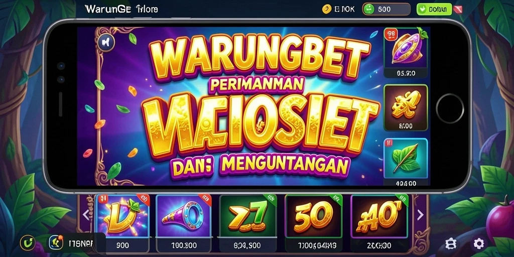 Screenshot permainan Slot dari WARUNGBET dengan grafis atraktif.